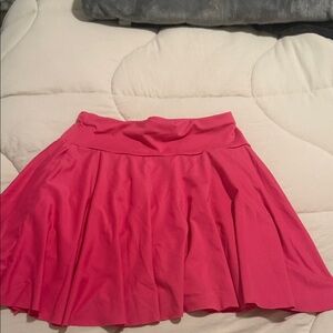 Pink Women's Skirt with shorts